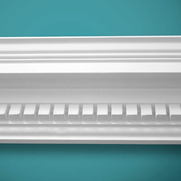 Coniston Dentil Plaster Cornice CC60