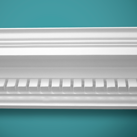 Coniston Dentil Plaster Cornice CC60