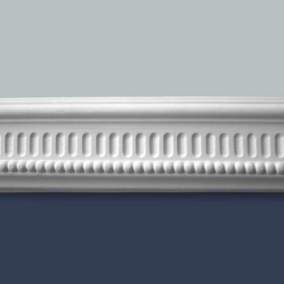 Flute and Ball Plaster Dado Rail DR13