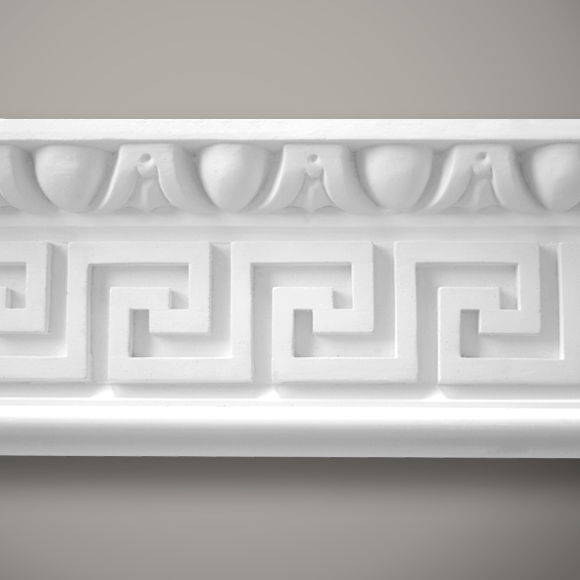 Greek Key Frieze Plaster Cornice CC64