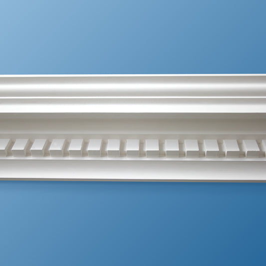 Large Dentil Plaster Cornice CC14