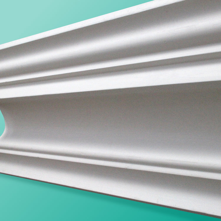 Medium Swans Neck Plaster Cornice CC55