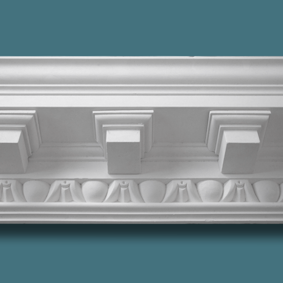 Modillion Block Plaster Cornice with Egg and Dart CC24