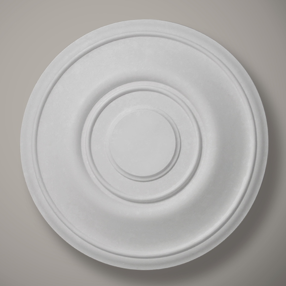 Plain Ceiling Rose - Small Darley - 450mm