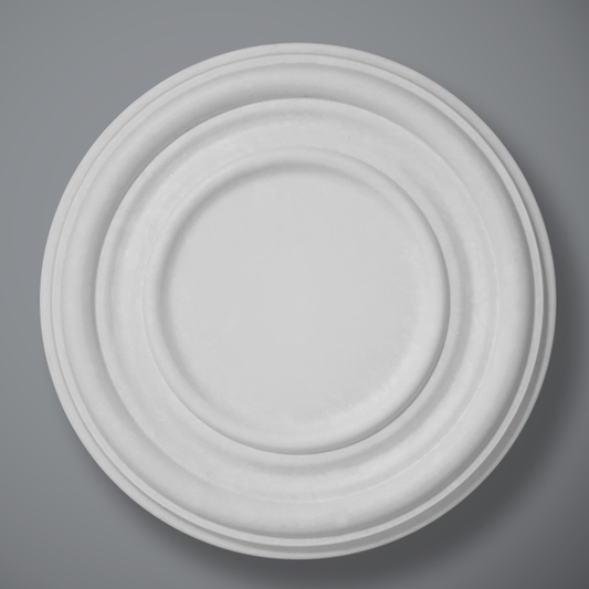 Plain Ceiling Rose - Large Ovala - 780mm