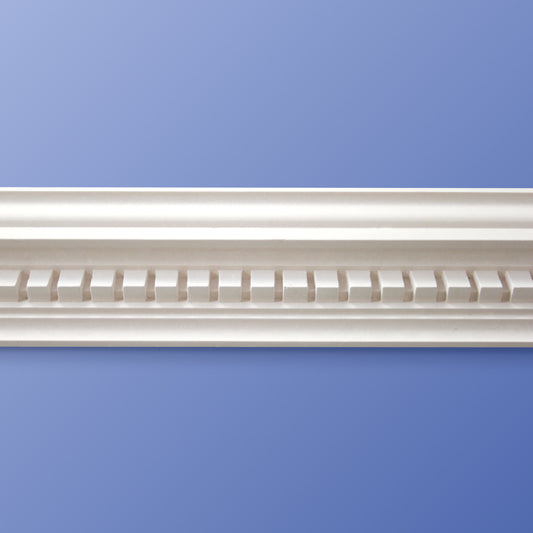 Small Dentil Plaster Cornice CC07