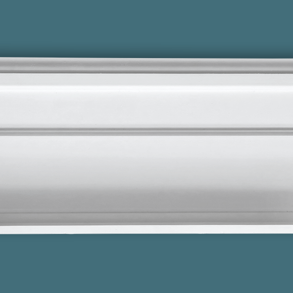 Small Horton Edwardian Plain Run Plaster Cornice CC81