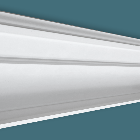 Small Horton Edwardian Plain Run Plaster Cornice CC81