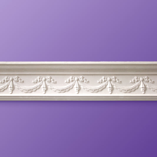 Small Swag Plaster Cornice CC14