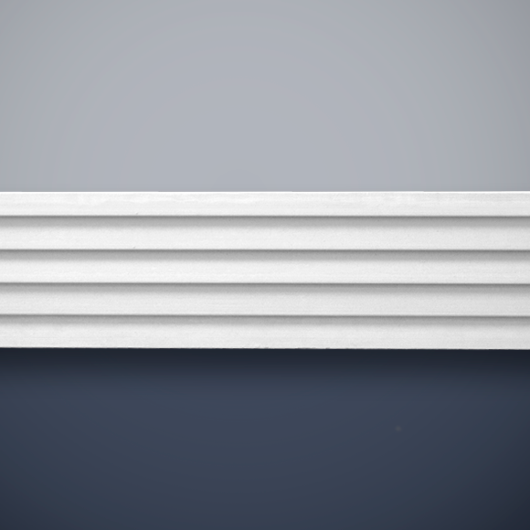 Stepped Art Deco Plaster Dado Rail DR10