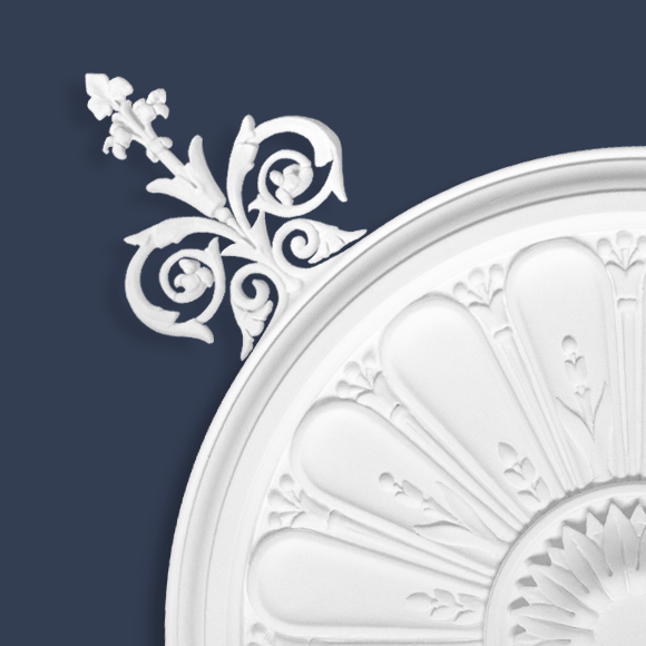 Victorian Ceiling Rose - Bronte - 2 Close